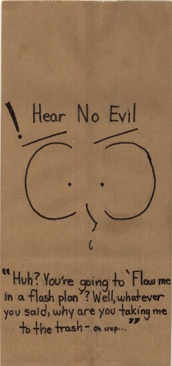 Bags have ears. Your arguement is invalid.